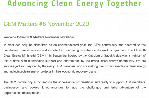CEM Matters - November 2020